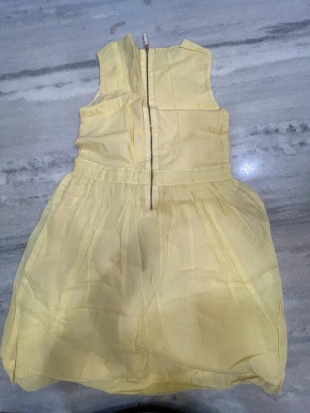 J.Crew Crewcuts Girls Yellow Dress 12 NWT
